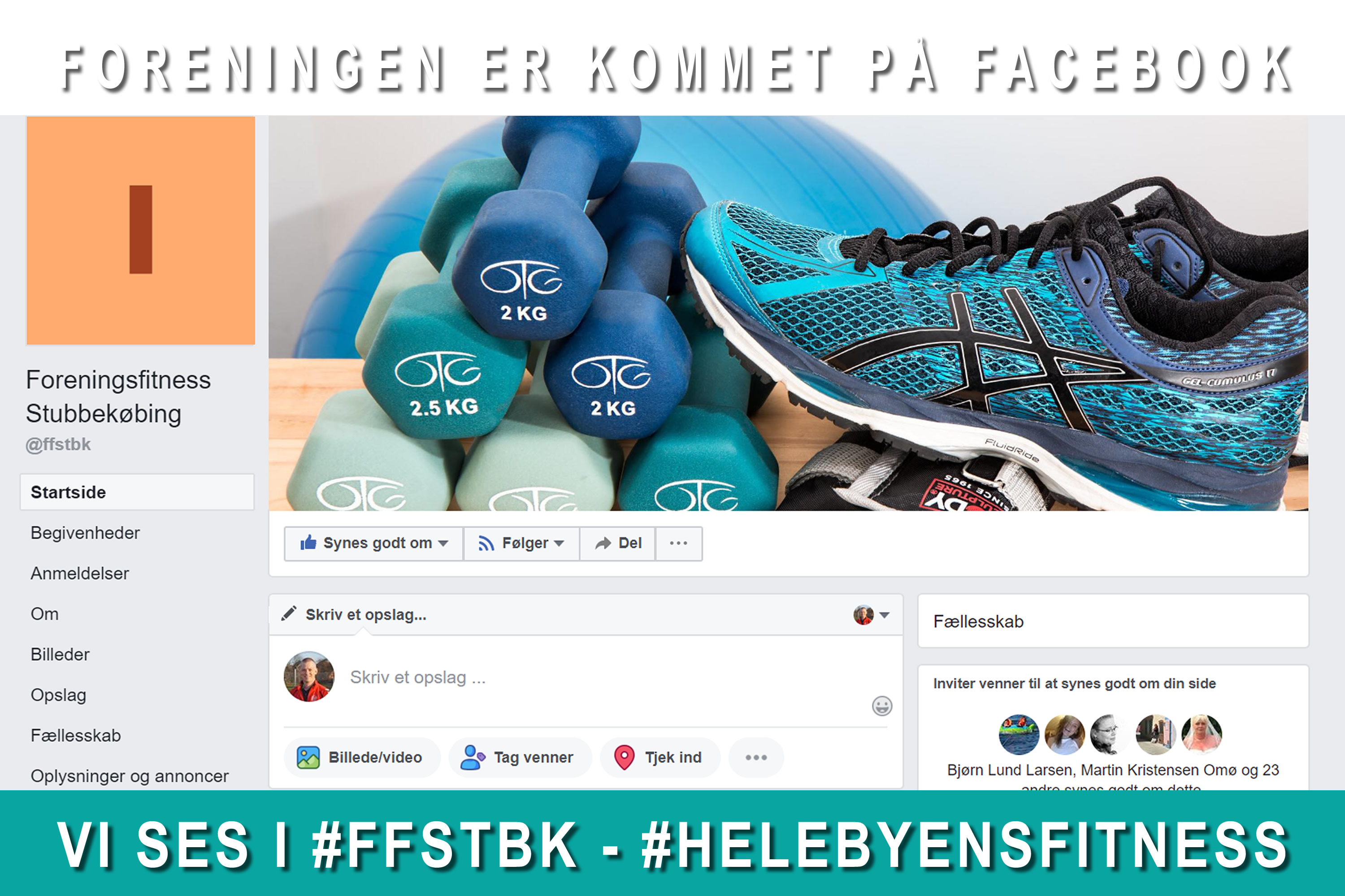 Foreningen er kommet på Facebook