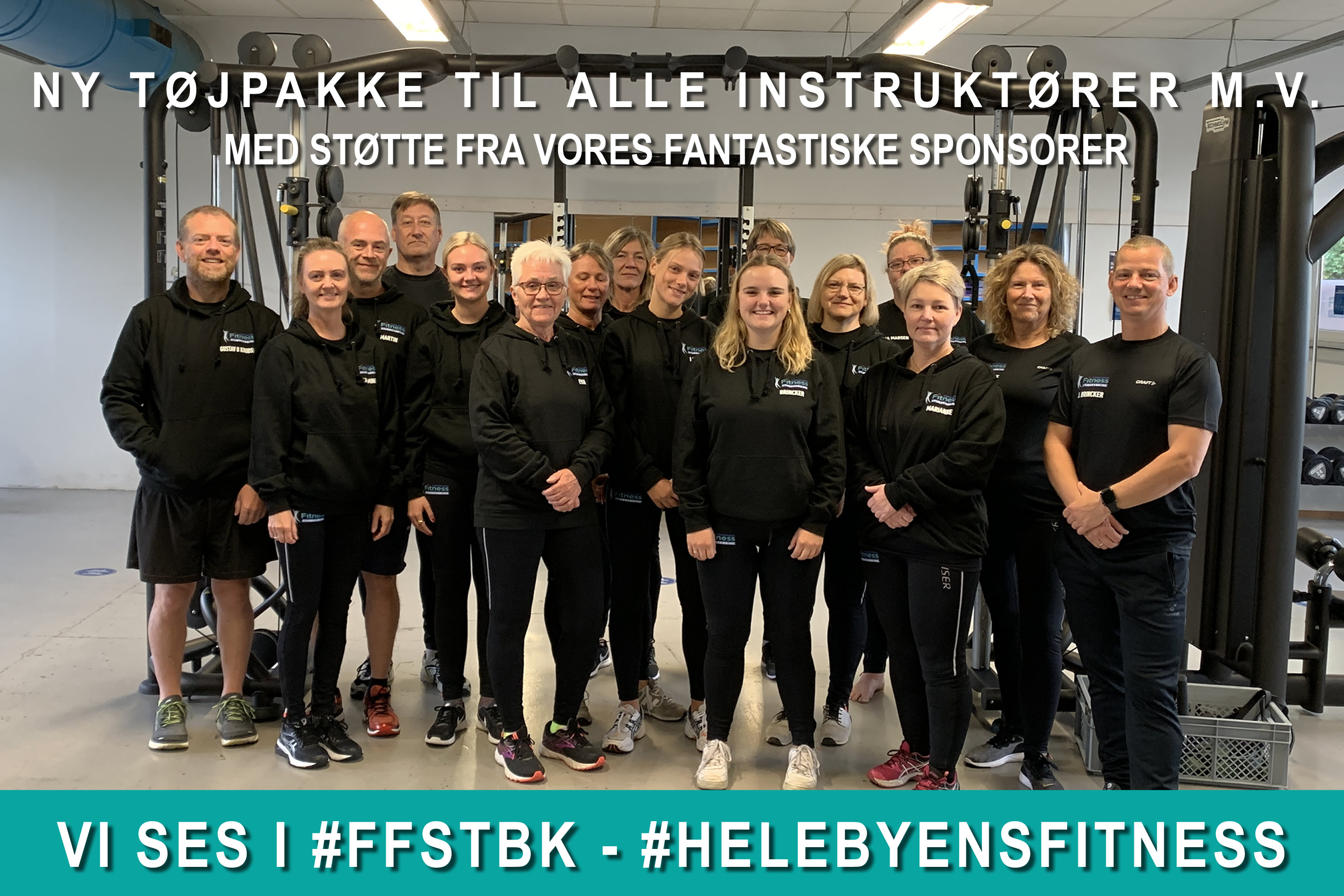 Ny tøjpakke til alle vores instruktører m.v.